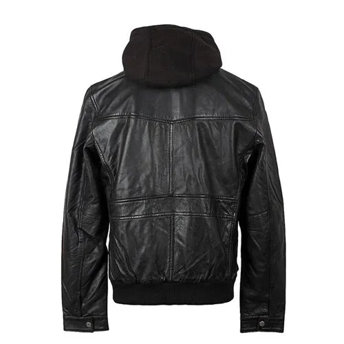 Men's Turku Black Leather Jacket