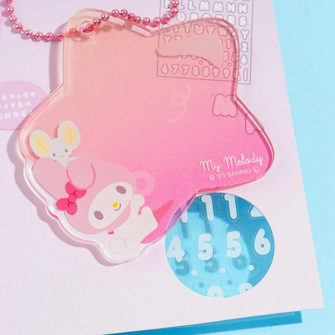 My Melody Letters & Numbers Star Key Holder