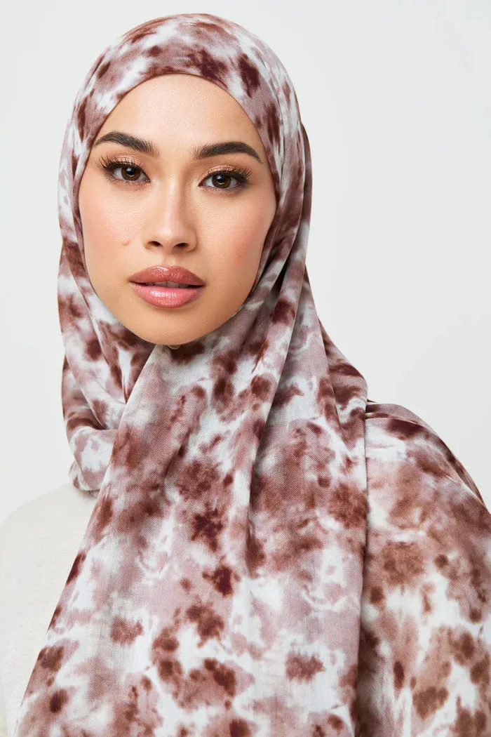 MY005  Hijab - Marbled Earth  hijab/tudung  hijab  printed hijab  printed scarf