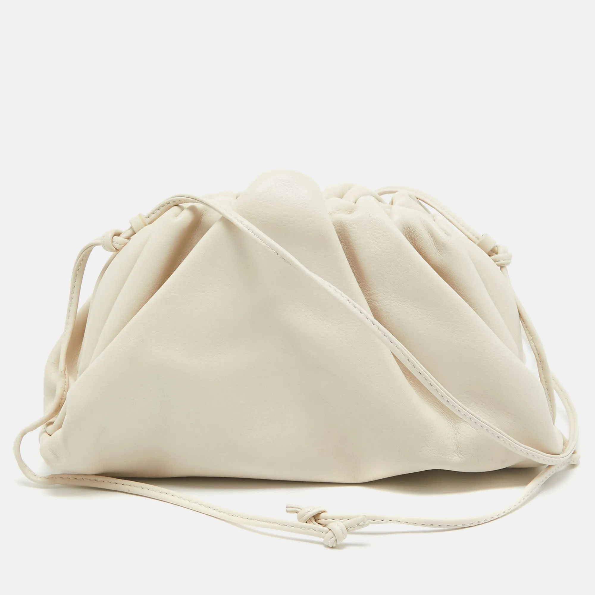 Off White Leather Mini The Pouch Bag