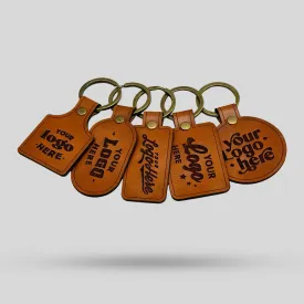 Personalized Leather Keychain