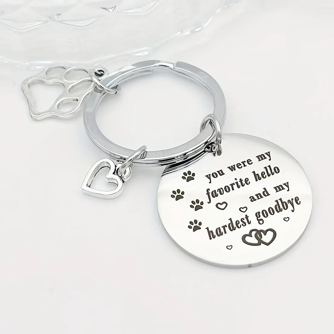 Pet Memorial Keychains A Special Tribute for Dog  Cat Lovers