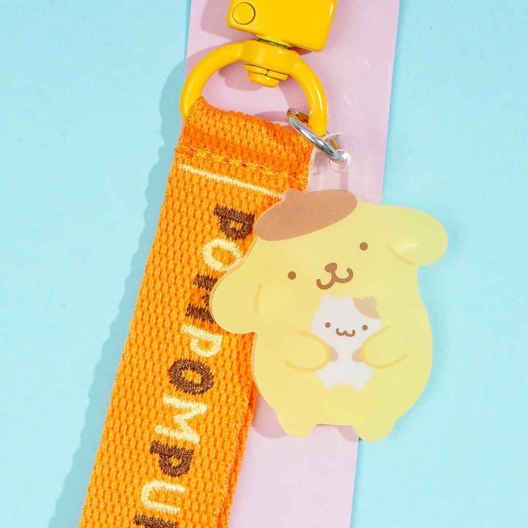 Pompompurin Embroidered Tag Key Holder