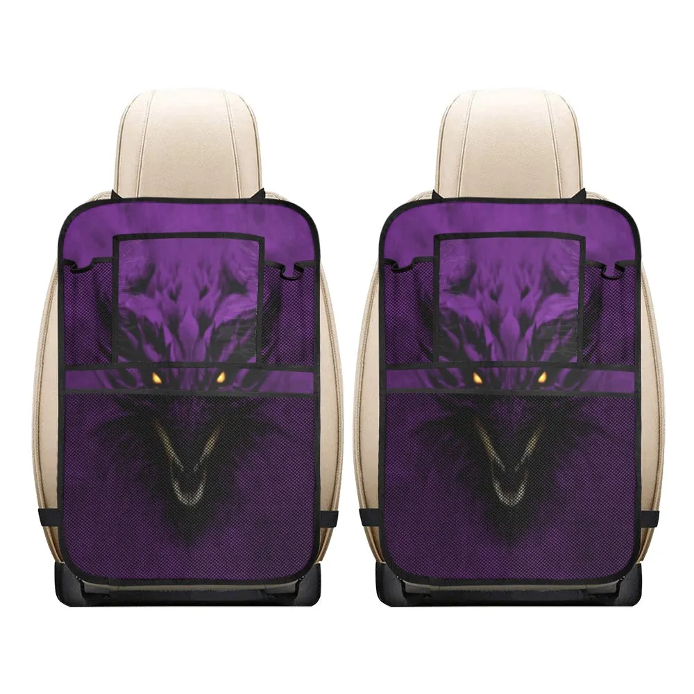 Purple Shadow Dragon Seat Back Organizer (2-Pack)