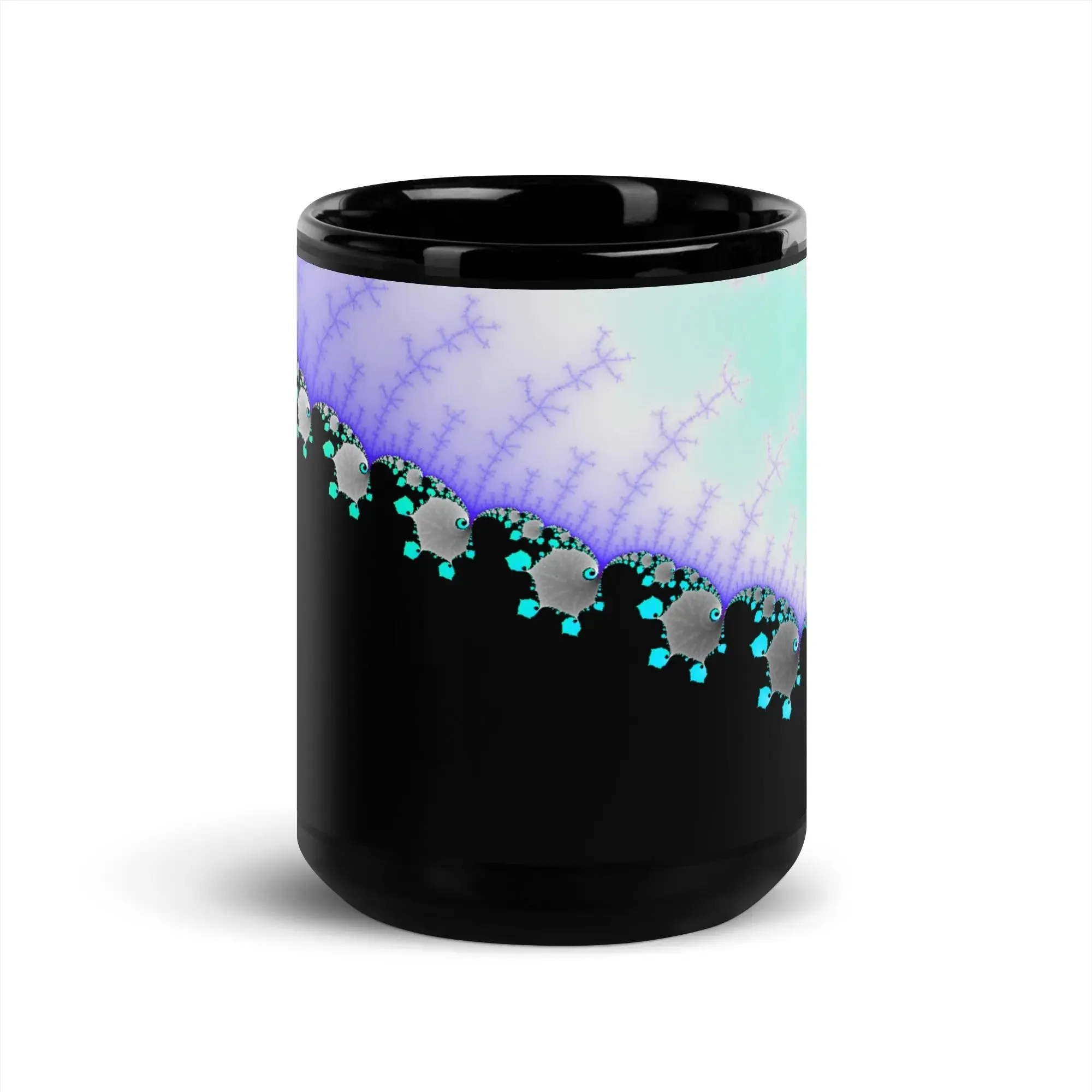 "Dreamy Way" Collection - Black Glossy Mug