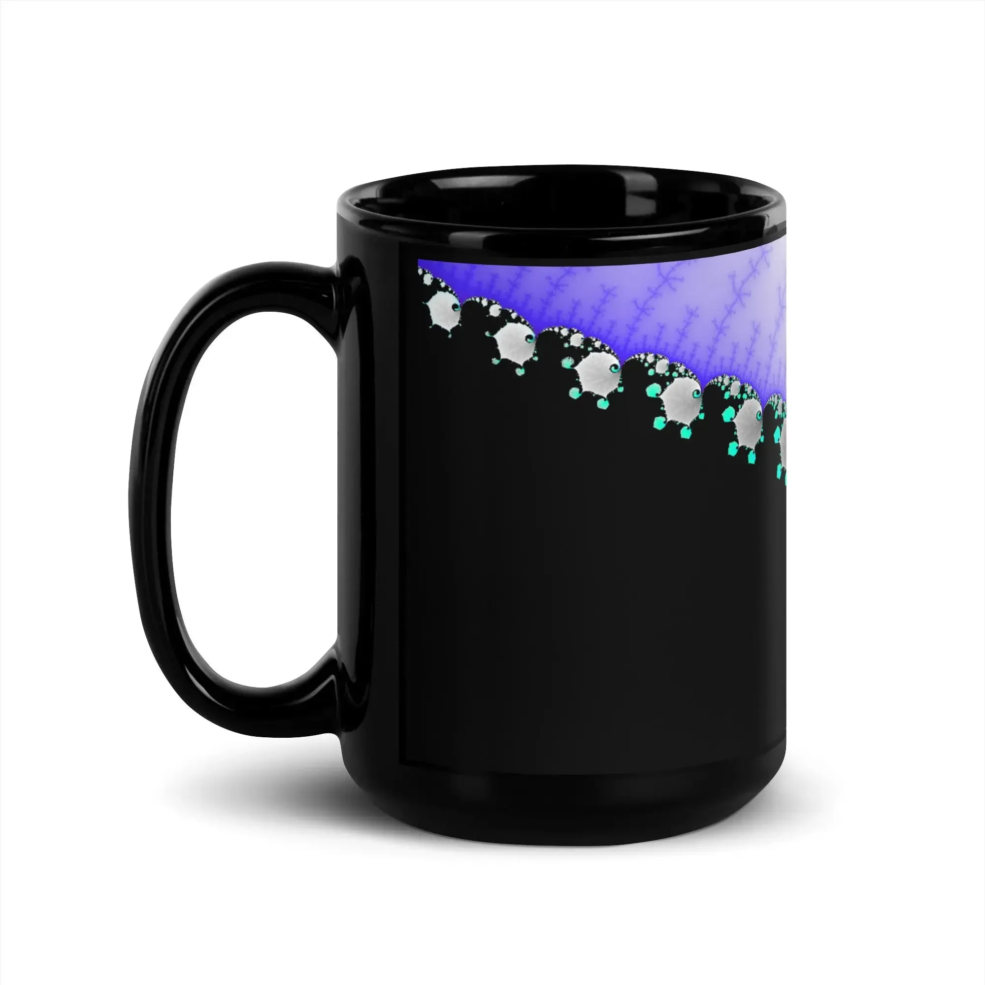 "Dreamy Way" Collection - Black Glossy Mug