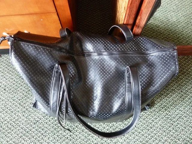 "No-Animal" Leather Huge Travel Bag