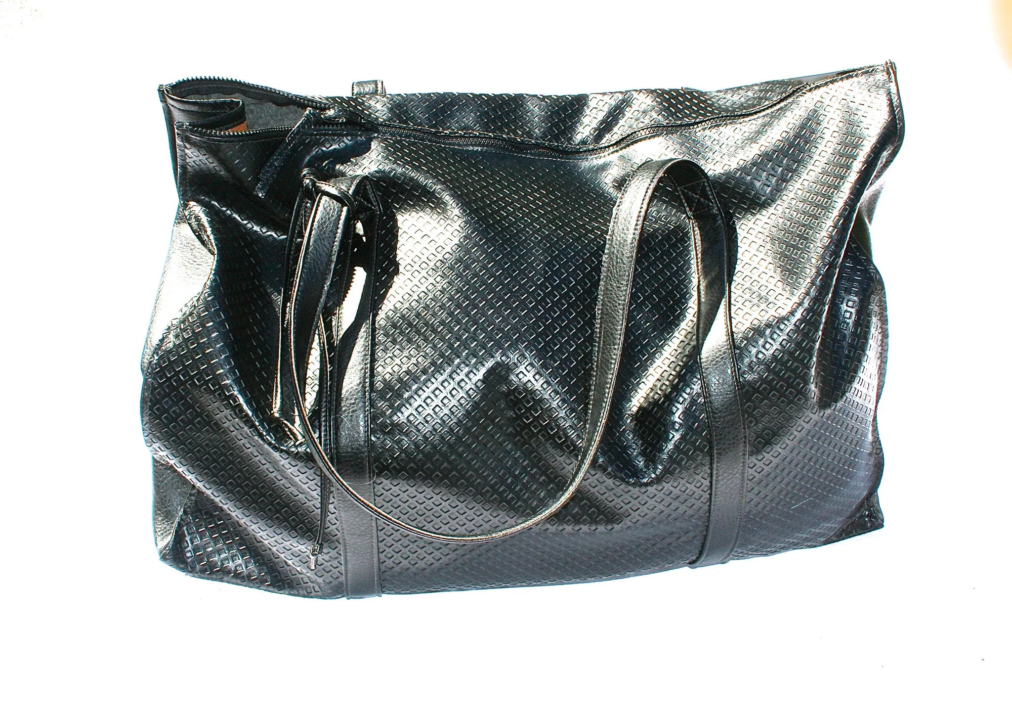 "No-Animal" Leather Huge Travel Bag