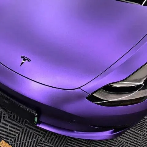 Satin Metallic Ghost Purple Vinyl Wrap