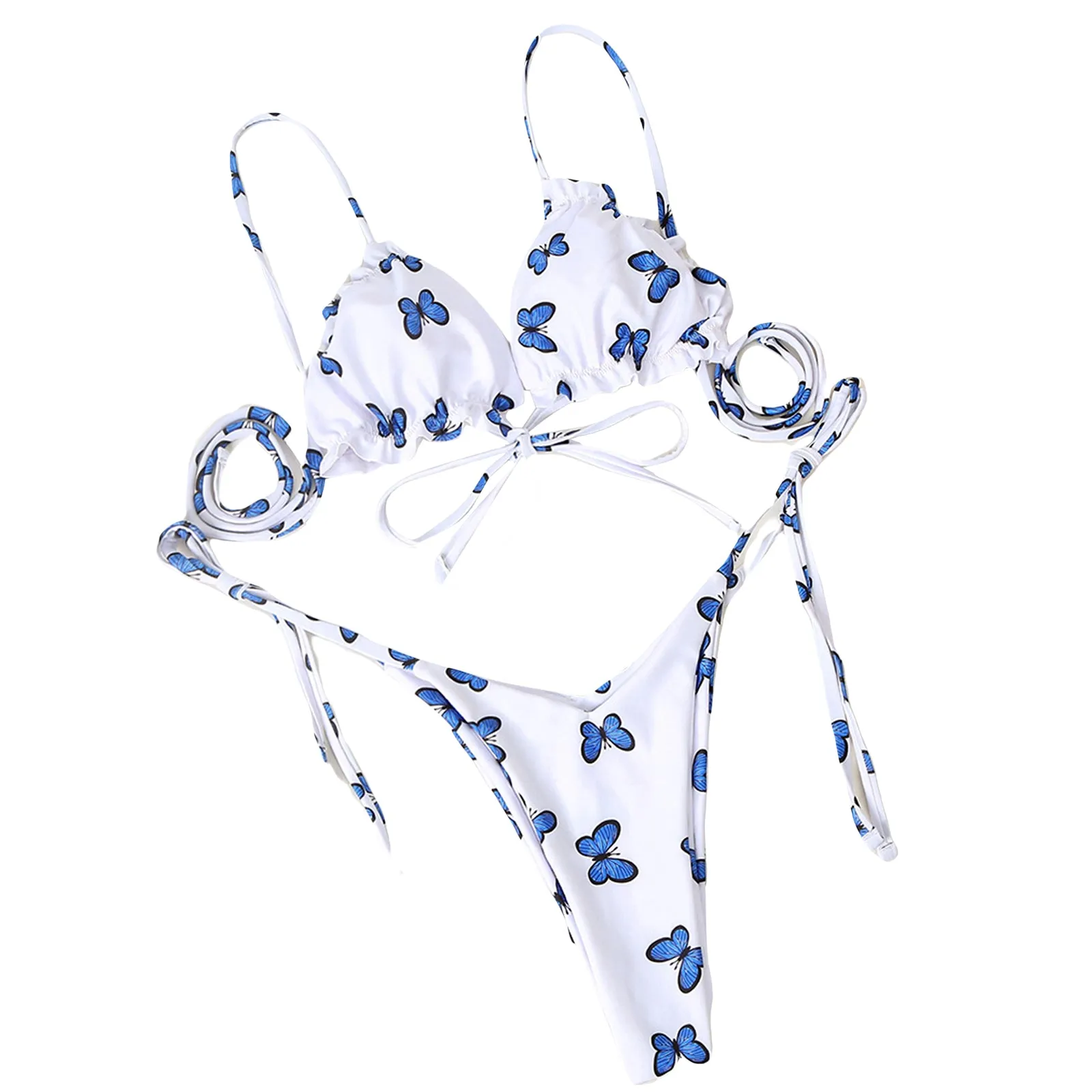 Sexy Printed Push-Up Bikinis Set