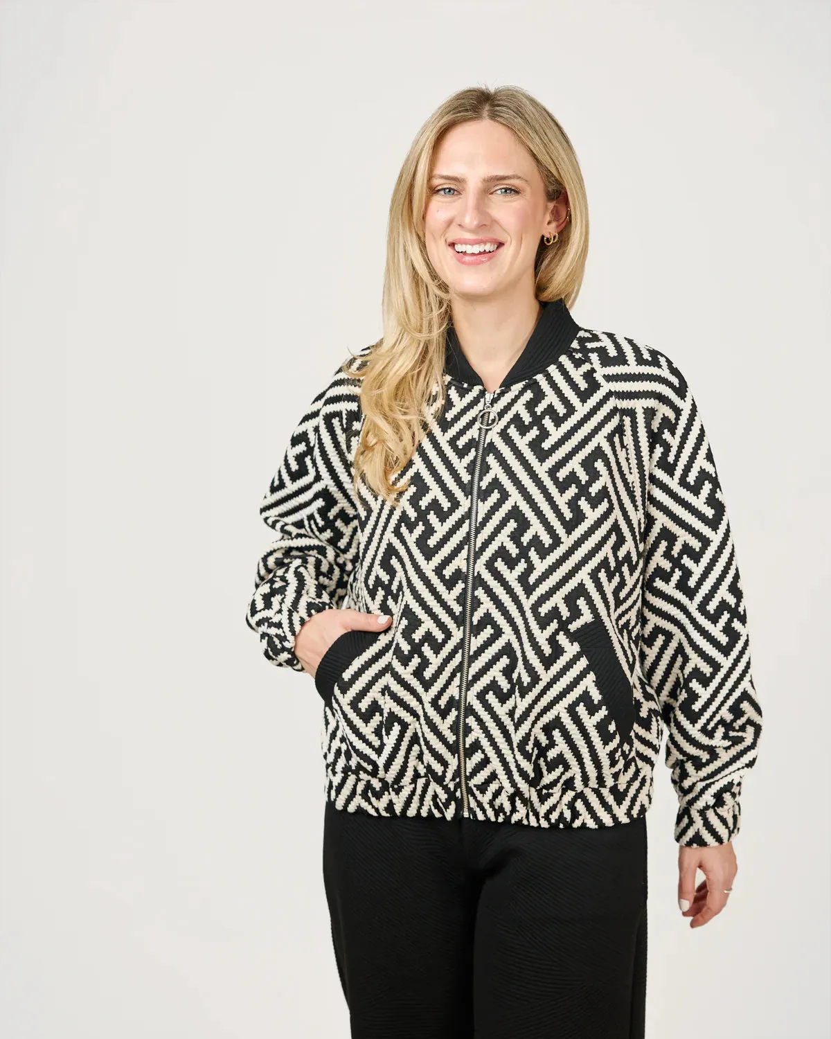 Shannon Passero Maze Print Jacket