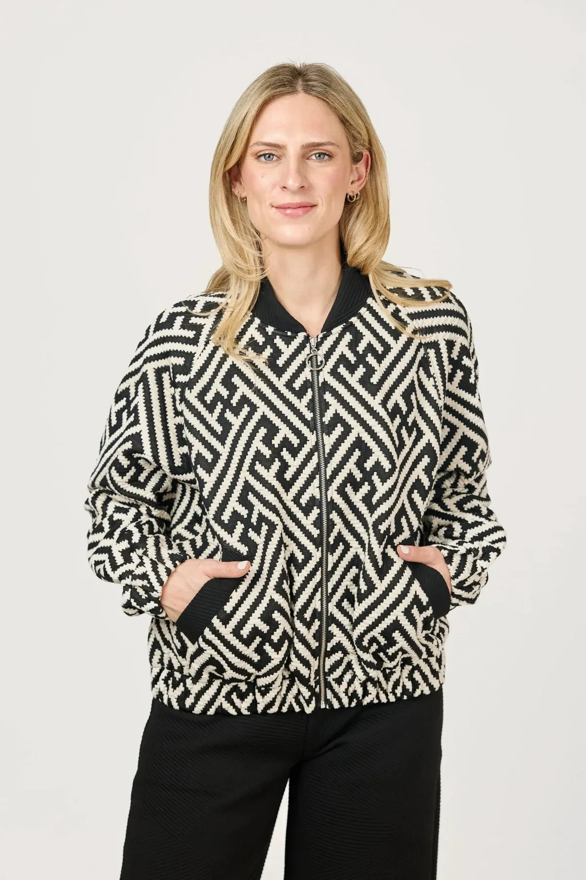 Shannon Passero Maze Print Jacket