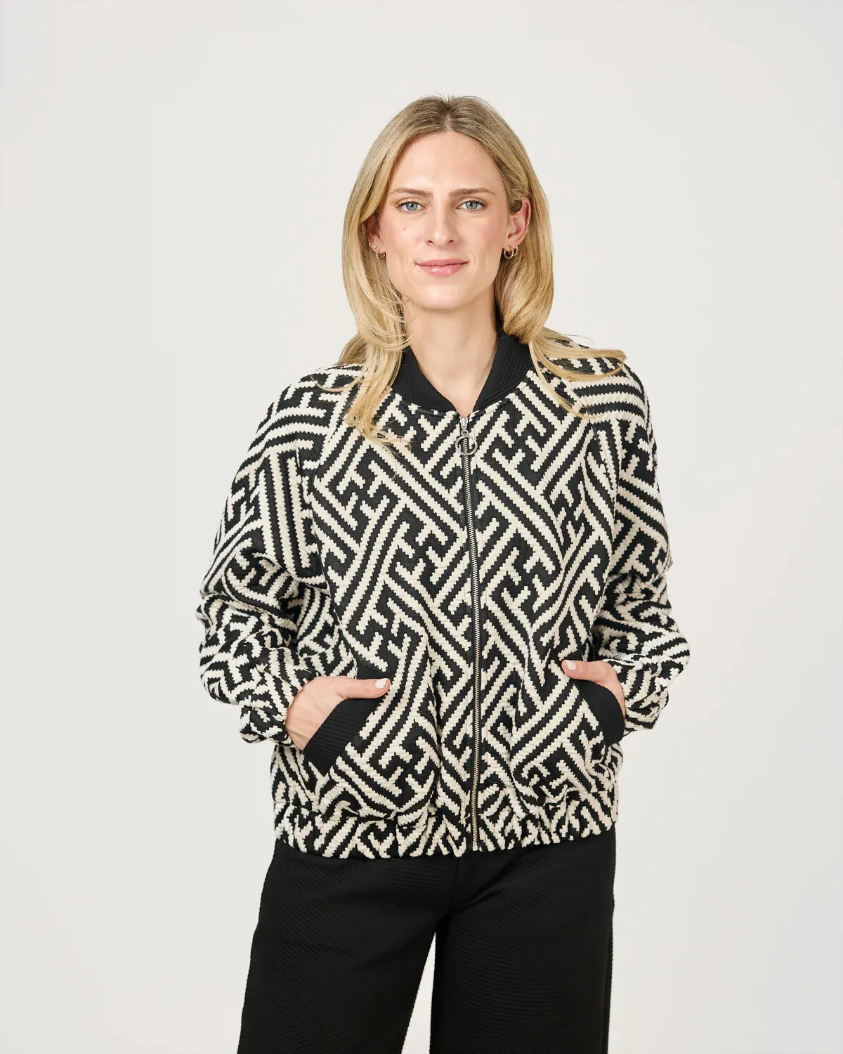 Shannon Passero Maze Print Jacket