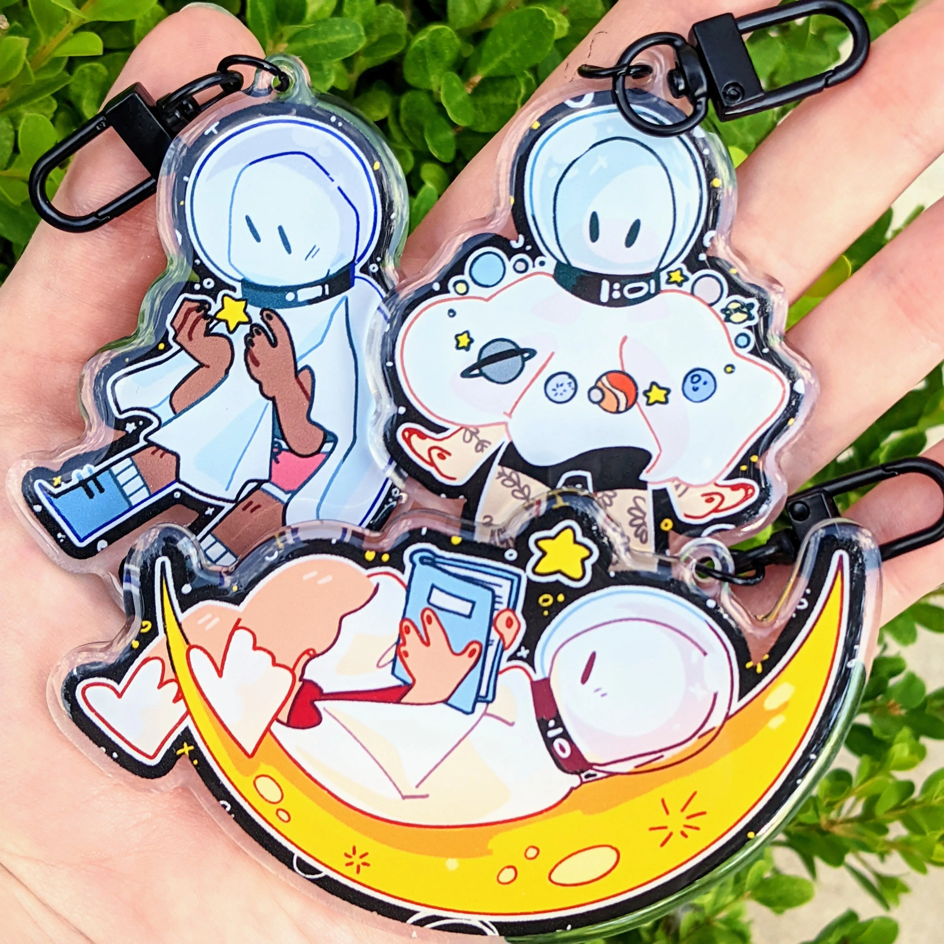 Space Ghost Keychains