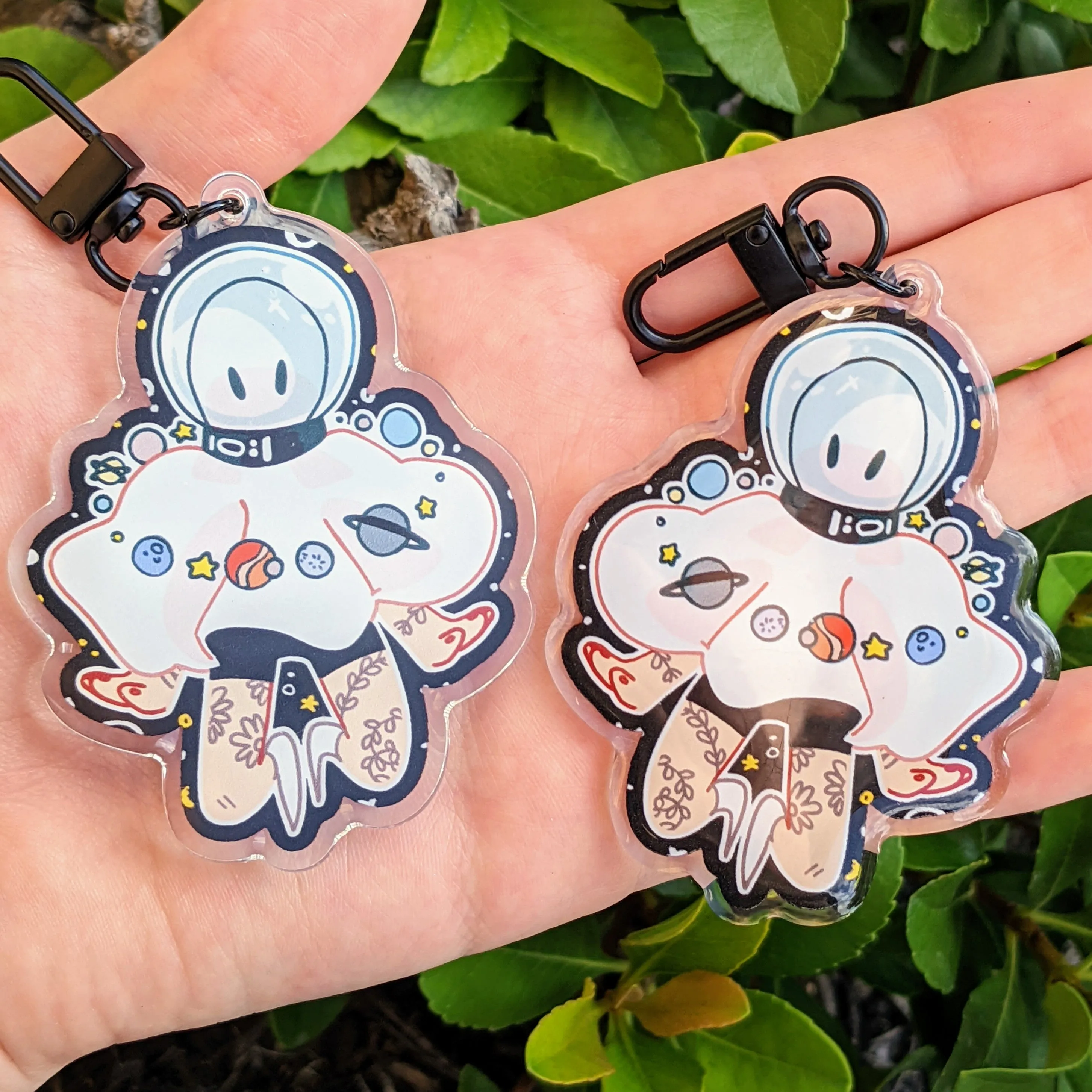 Space Ghost Keychains