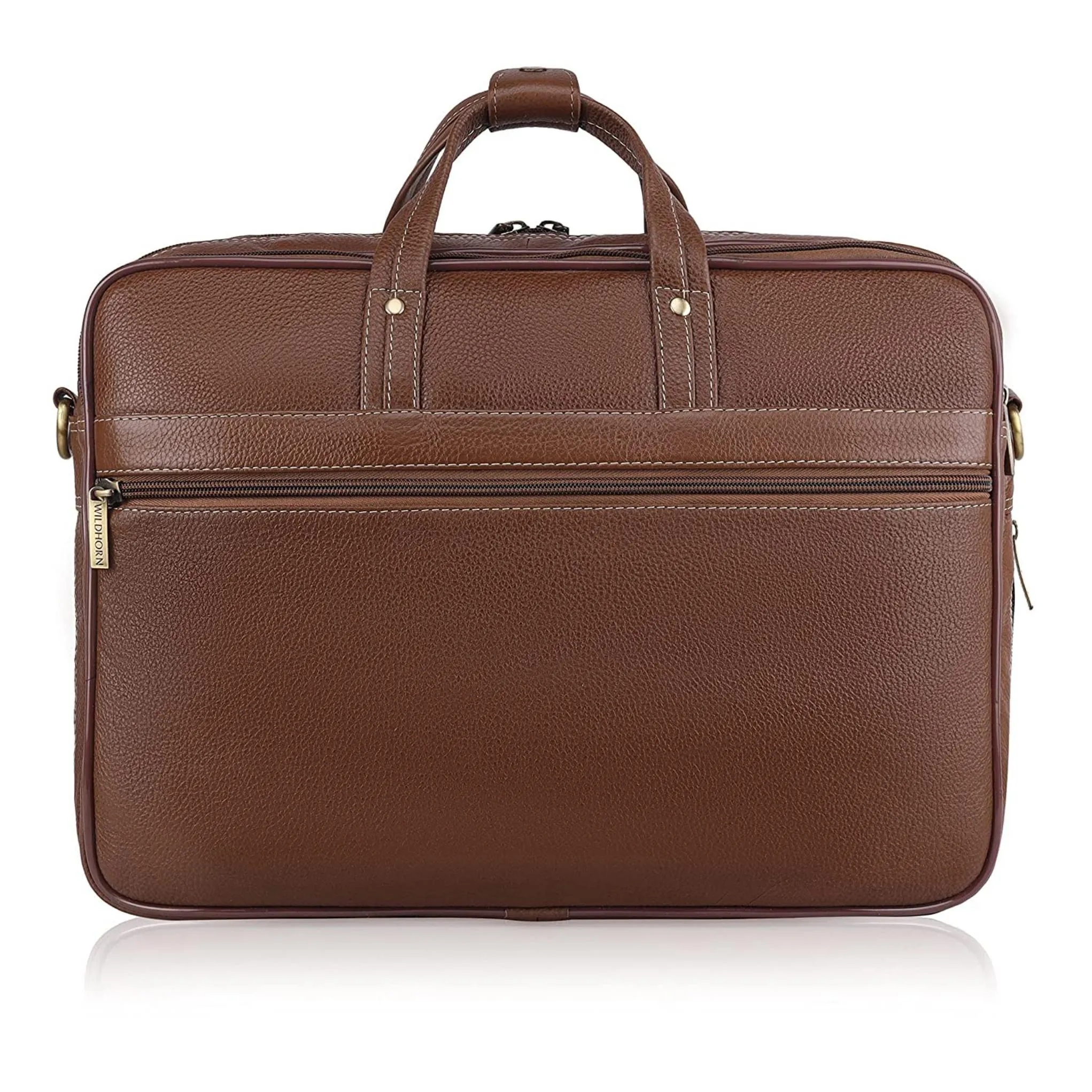 SPENCER Leather Laptop Messenger Bag for Men