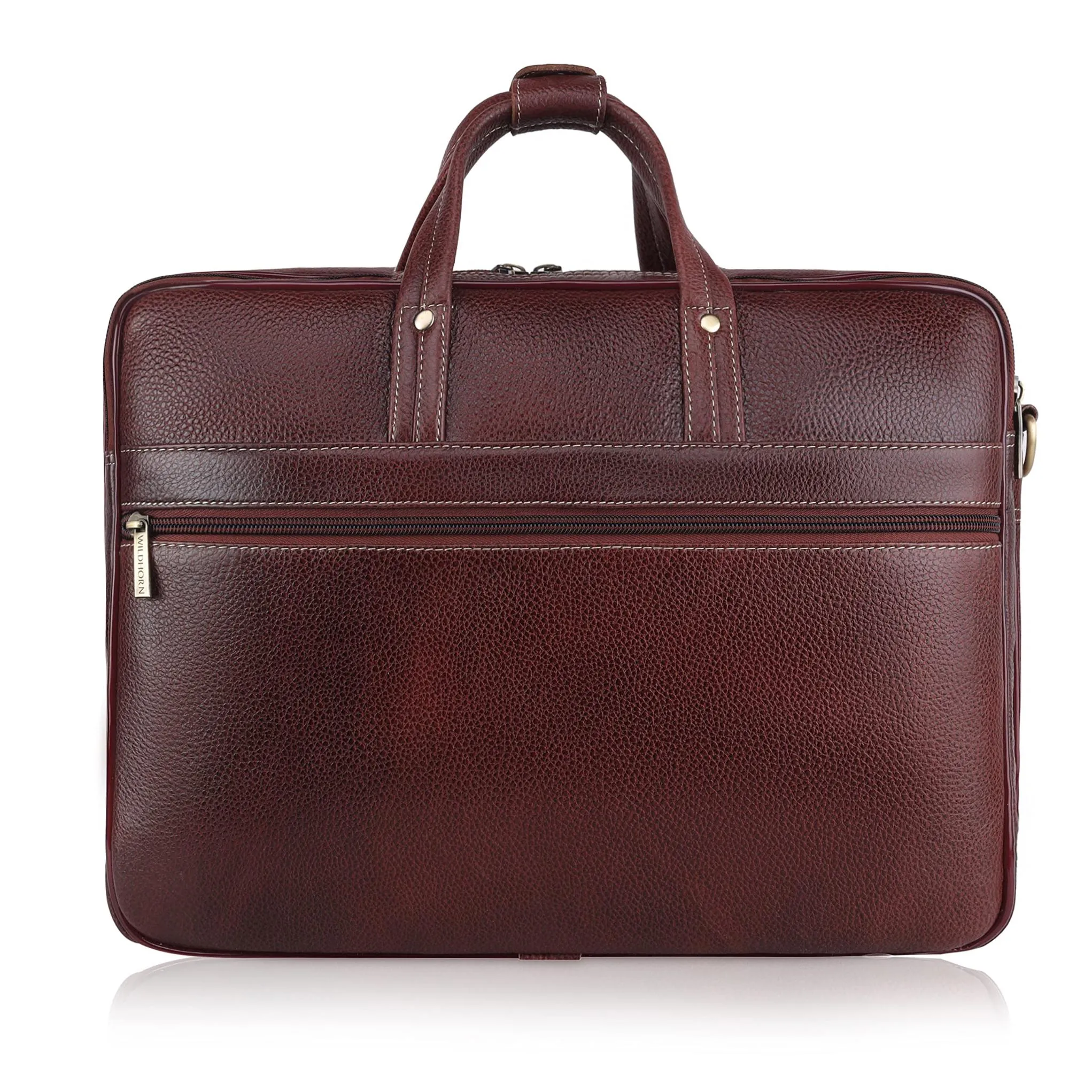 SPENCER Leather Laptop Messenger Bag for Men