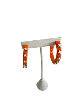 Star Game Day Earrings-GAMEDAY Orange