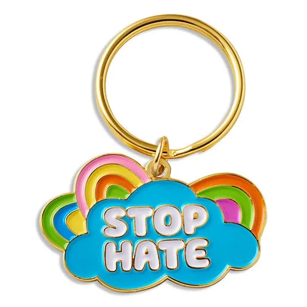 Stop Hate Key Chain