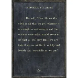 Sugarboo Designs Frederick Buechner Art Print