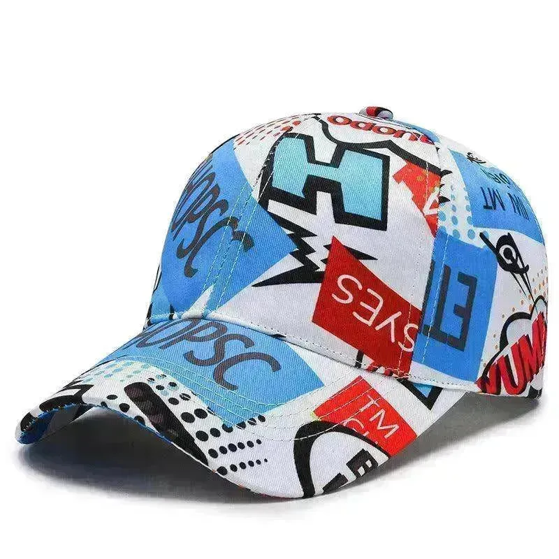 Unisex Ruili Style Trend Print Element  Unique Designs Hat