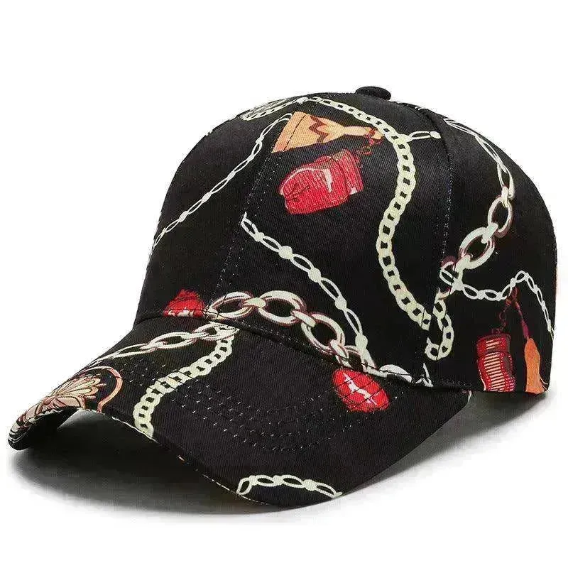 Unisex Ruili Style Trend Print Element  Unique Designs Hat